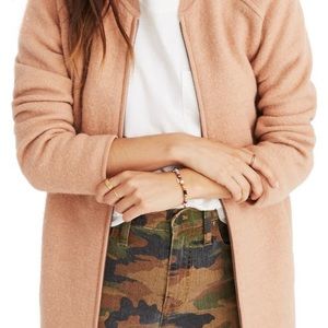 Madewell bomber sweater jacket